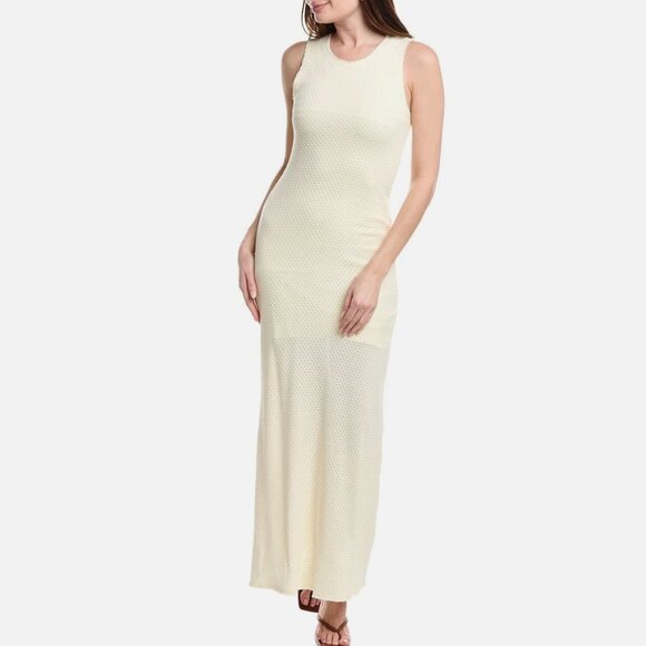 rag & bone Dresses & Skirts - rag & bone Cream Sleeveless Maxi Dress